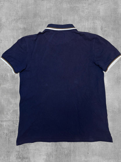 Lyle & Scott Polo Shirt Navy Blau Weiß S