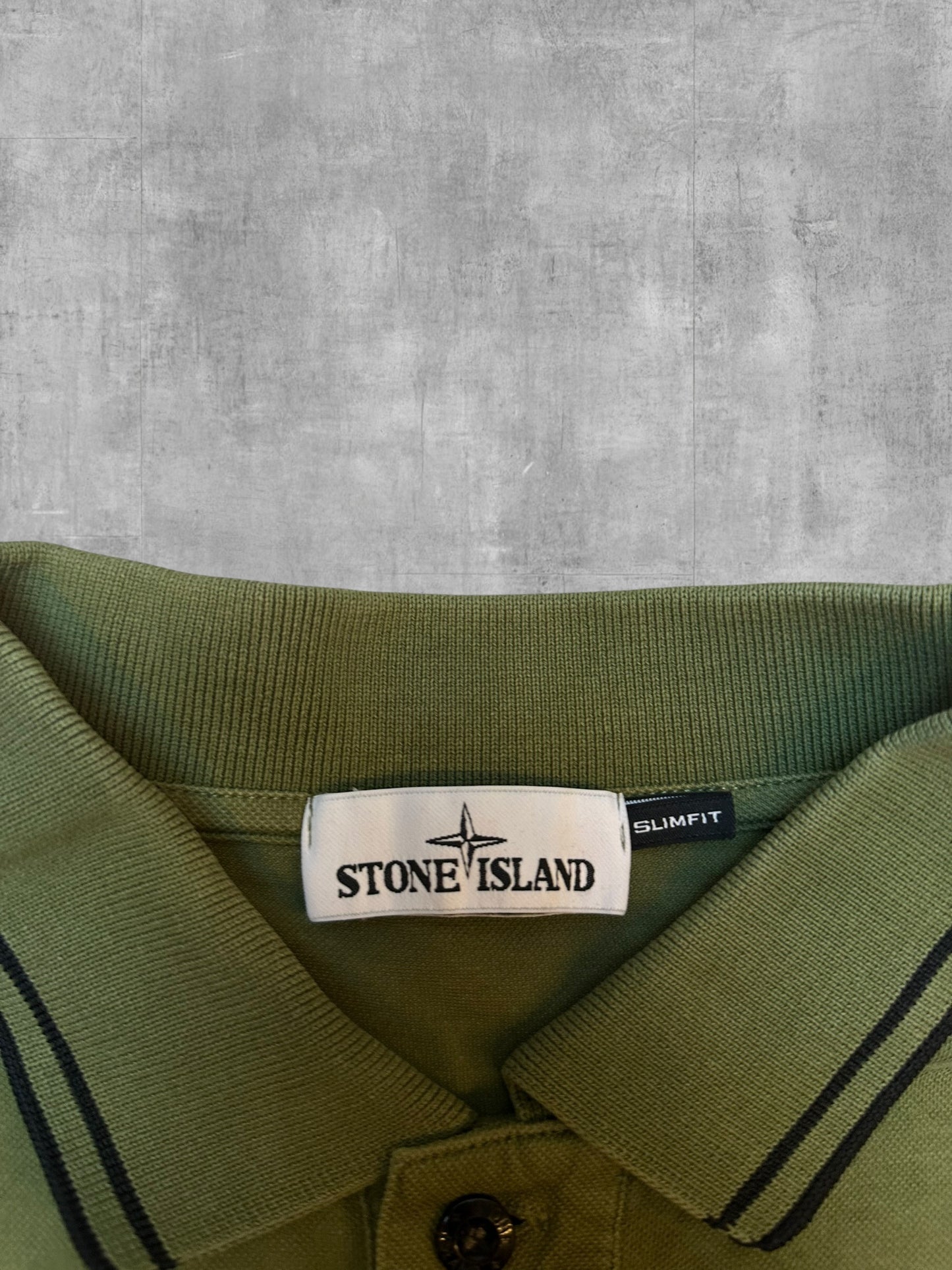 Stone Island Polo Shirt Khaki XXL