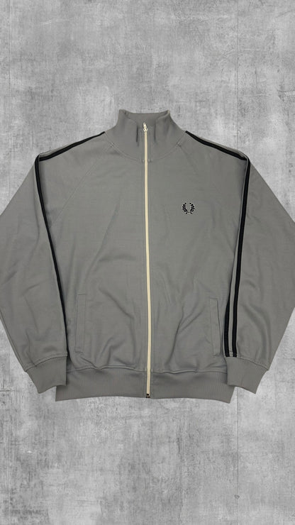 Fred Perry Vintage Trainingsjacke Taped Babyblau M