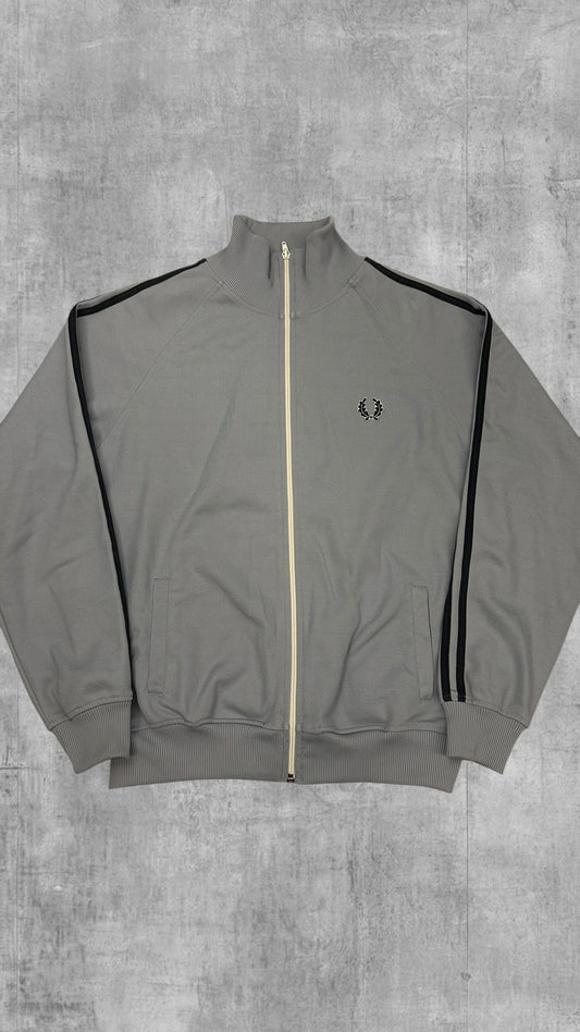 Fred Perry Vintage Trainingsjacke Taped Babyblau M