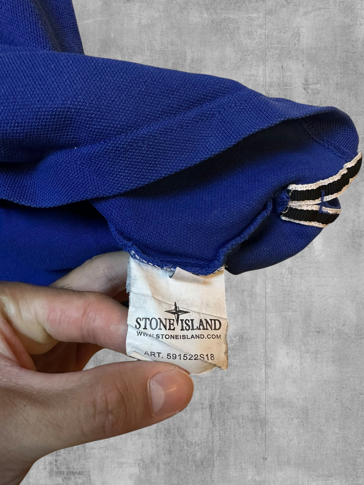 Stone Island Vintage Polo Shirt Blau M