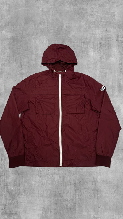 Weekend Offender Windbreaker Jacke Weinrot L