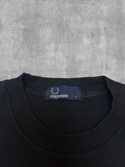 Fred Perry Sweatshirt Schwarz S