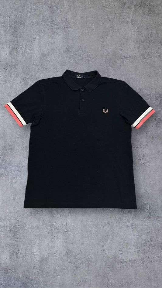 Fred Perry Polo Shirt Schwarz M