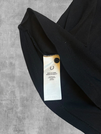 Fred Perry Polo Shirt Schwarz Gold S