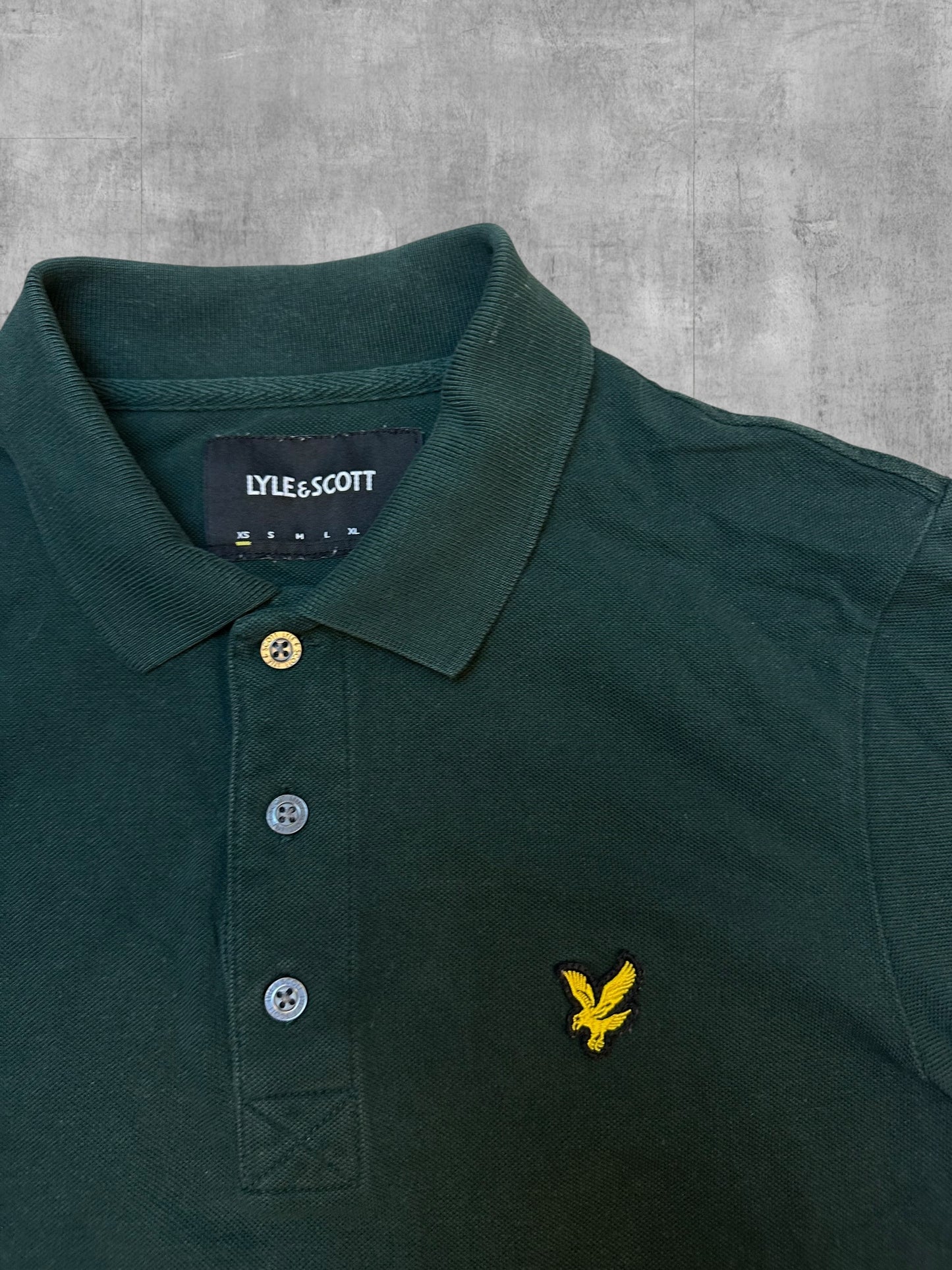 Fred Perry Polo Shirt Dunkelgrün XS