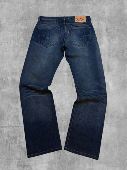 Levi's 501 Jeans Dunkelblau W31 L30 gekürzt