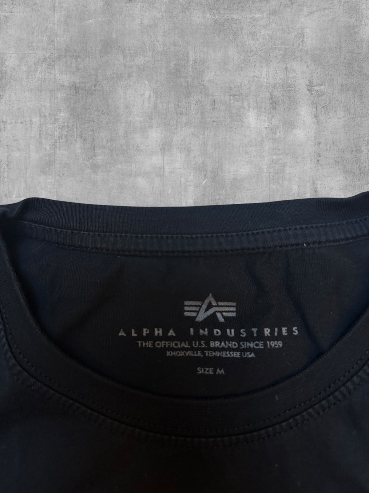 Alpha Industries T-Shirt Schwarz M