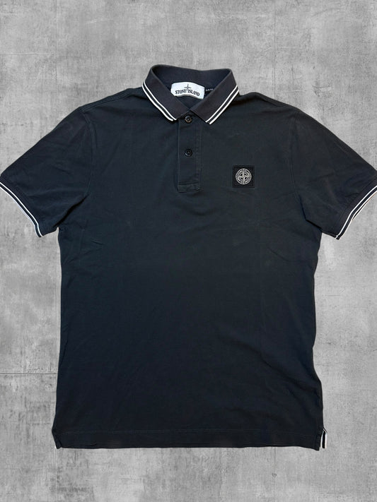 Stone Island Polo Shirt Dunkelgrau S Slim Fit