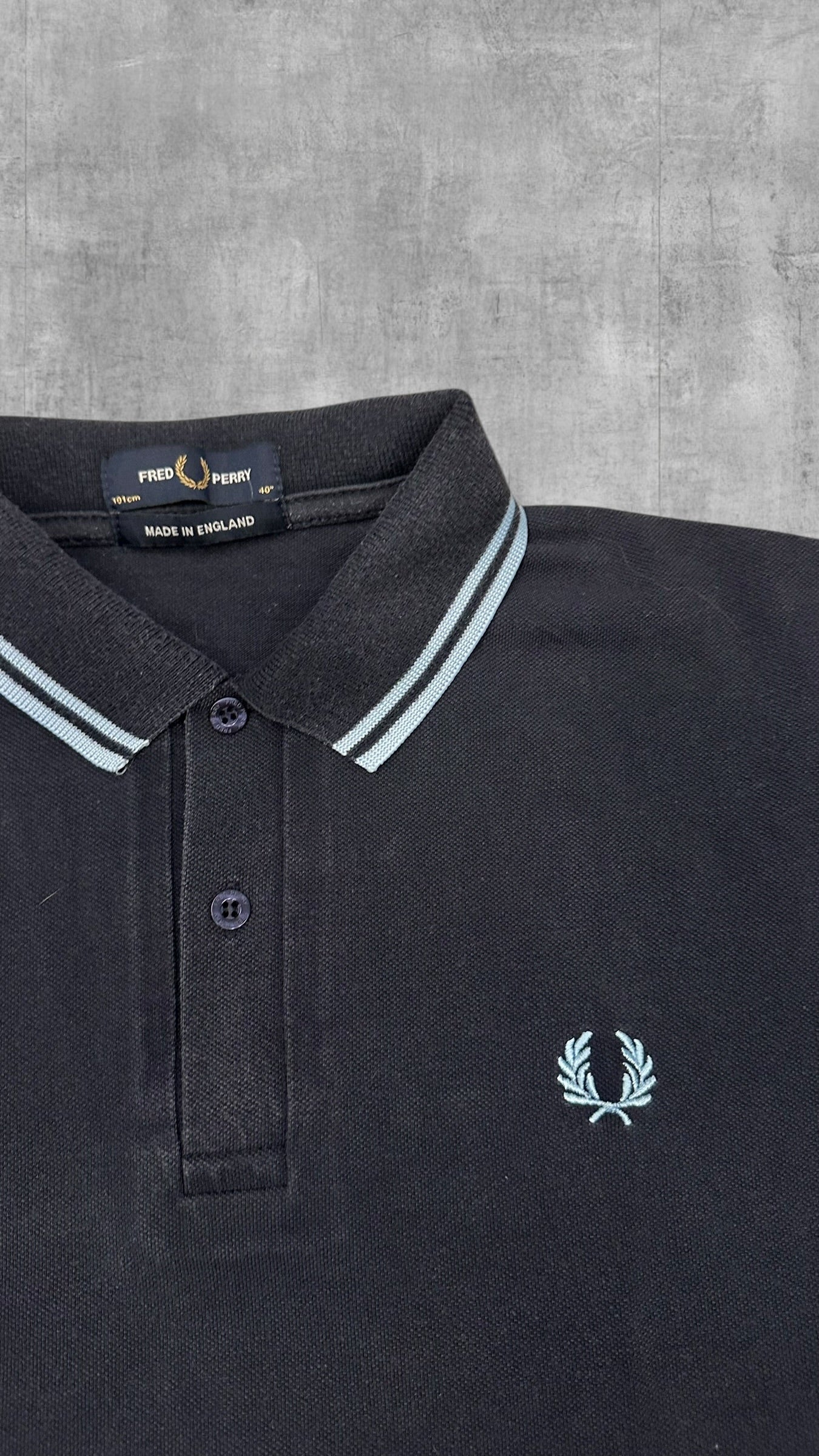 Fred Perry Polo Shirt Schwarzblau M
