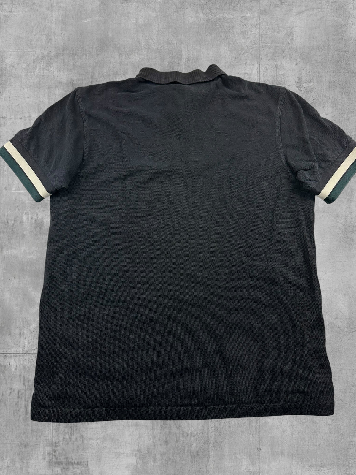 Fred Perry Polo Shirt Schwarz Dunkelgrün L