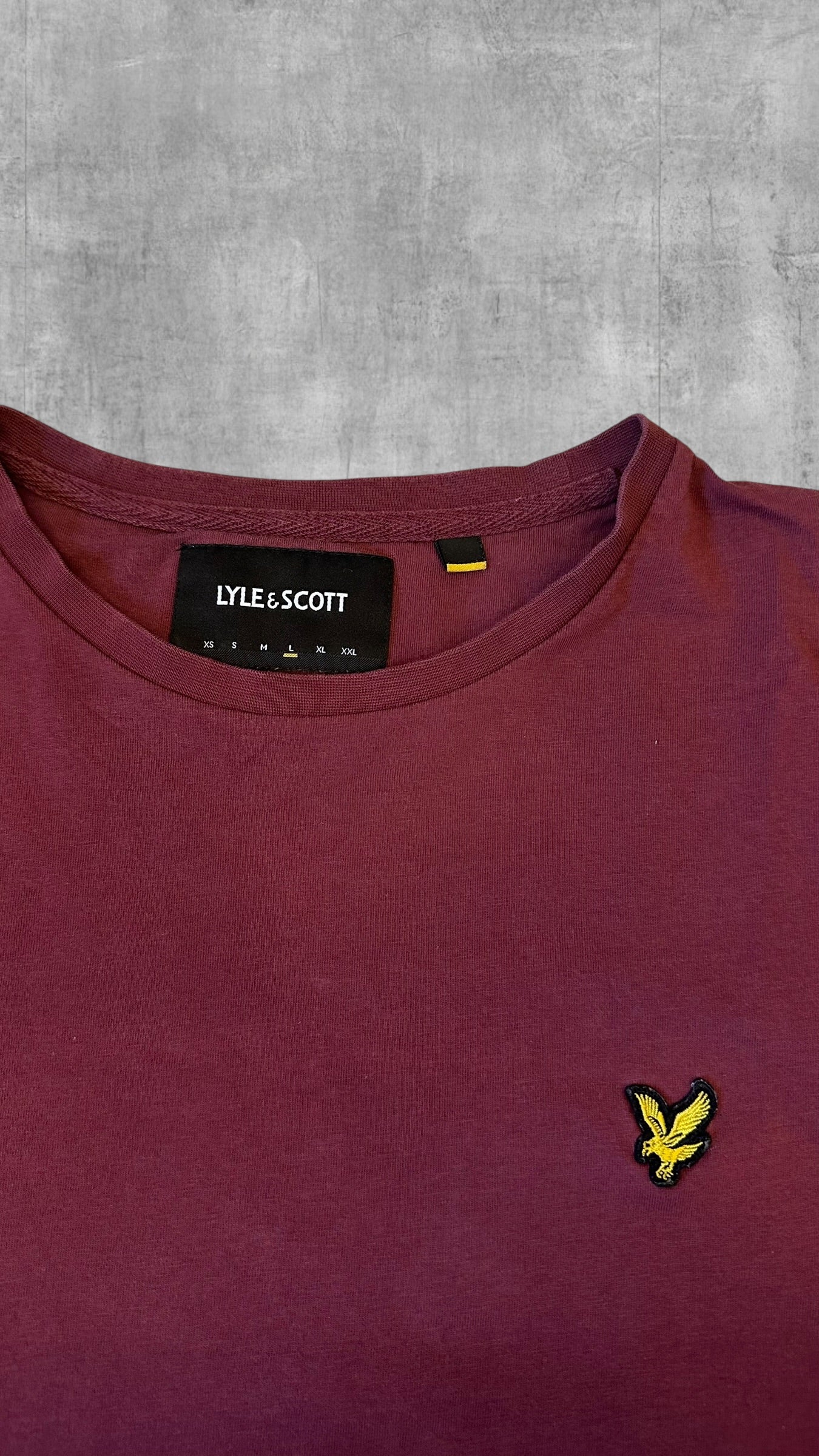 Lyle & Scott T shirt Tee Weinrot L