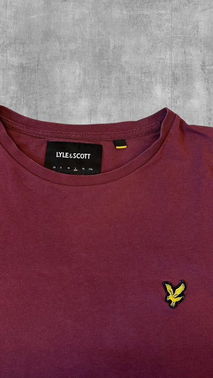 Lyle & Scott T shirt Tee Weinrot L