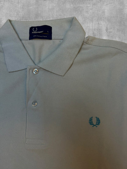 Fred Perry Polo Shirt Hellblau L