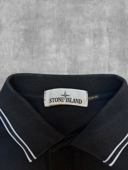 Stone Island Polo Shirt Schwarz M Slim Fit