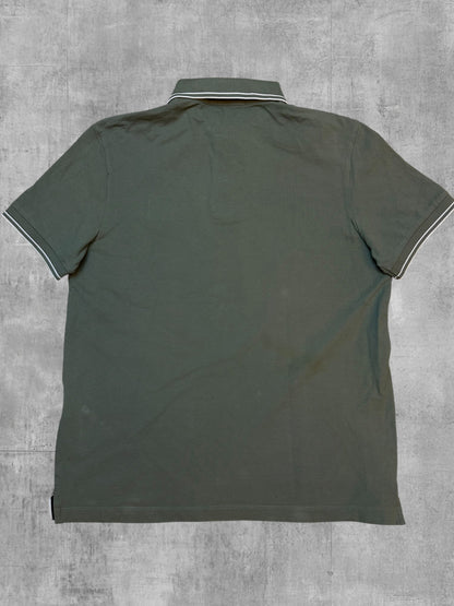 Stone Island Polo Shirt Khaki Grün Grau S Slim Fit