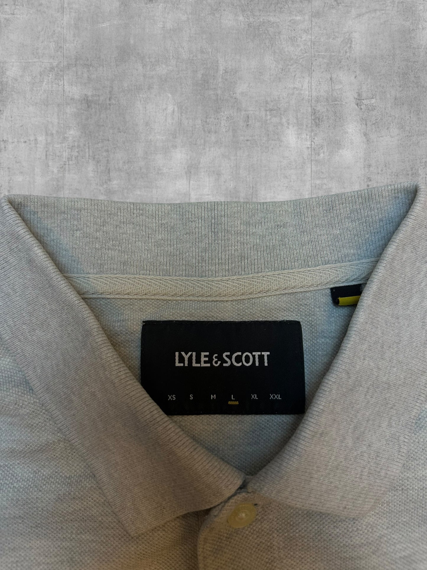 Lyle & Scott Polo Shirt Hellgrau L