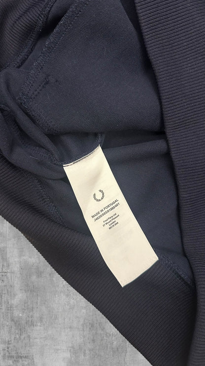 Fred Perry Trainingsjacke Taped Schwarzblau Weiß L