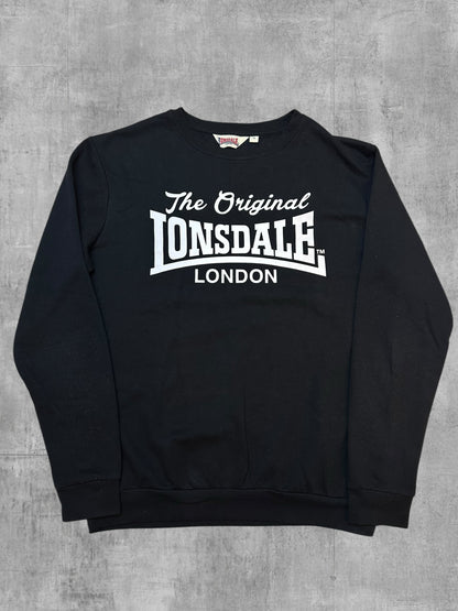 Lonsdale London Sweat-shirt Noir Blanc S