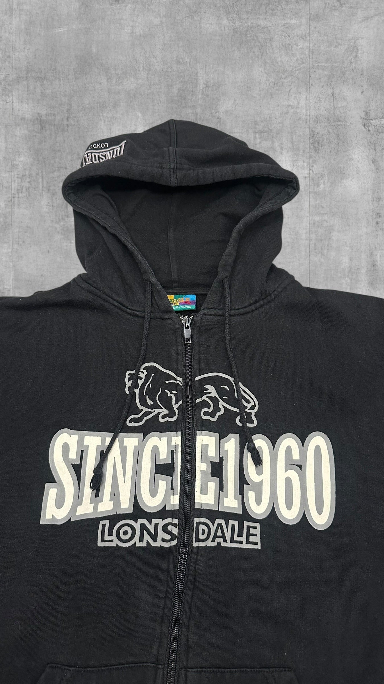 Lonsdale London Zip Hoodie Schwarz S