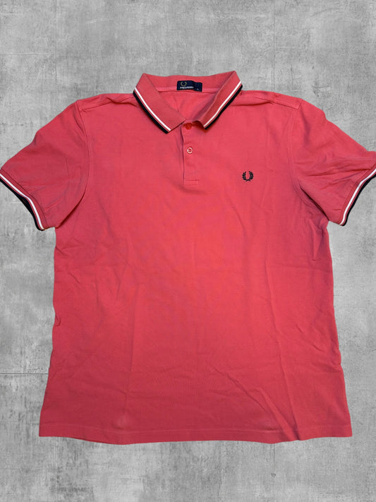 Fred Perry Polo Shirt Pink XL