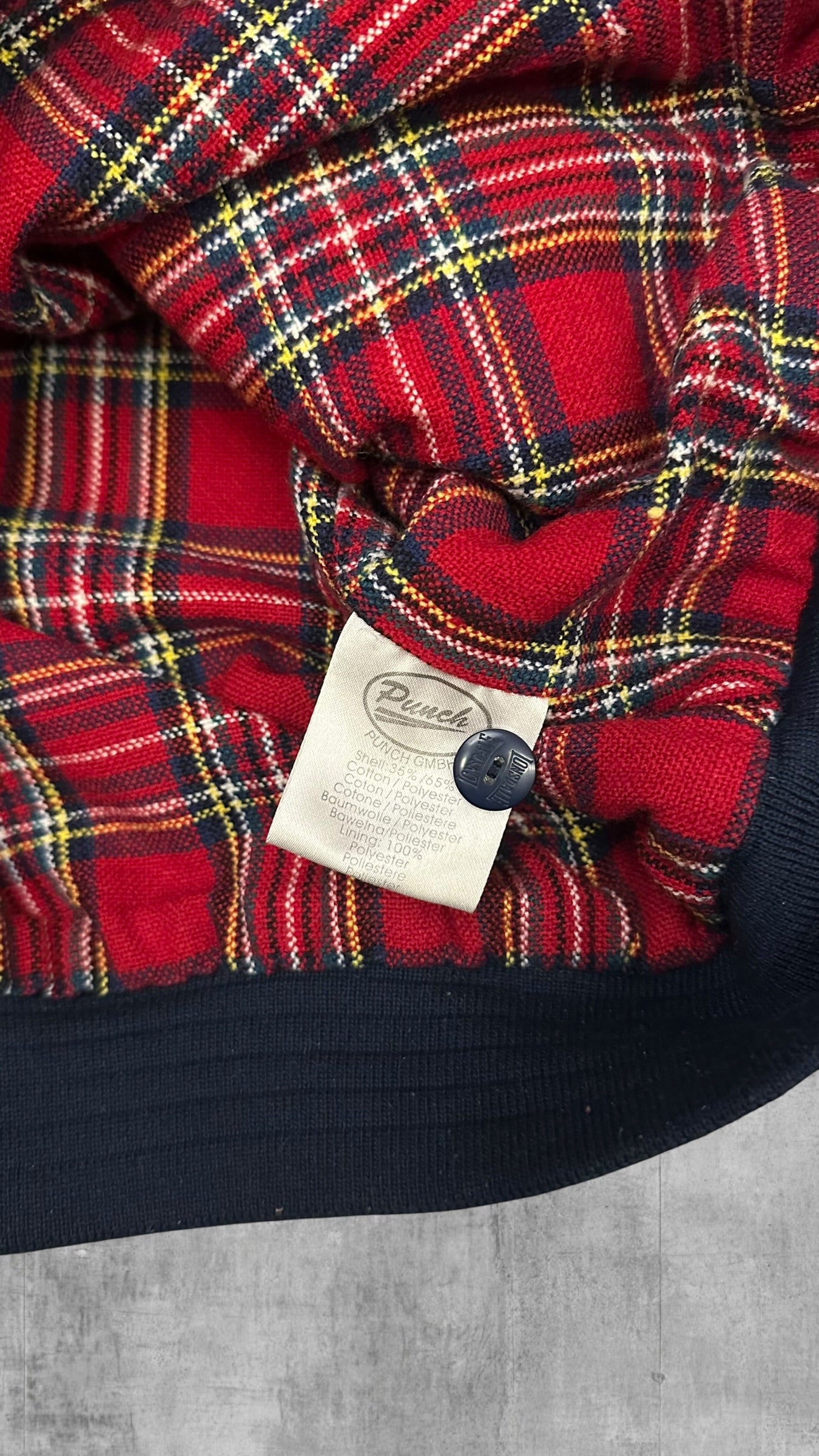 Lonsdale London Bomberjacke Harrington Jacke Navy Blau L