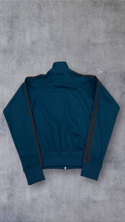 Fred Perry Trainingsjacke Taped Zip Jacke Türkis Damen XS