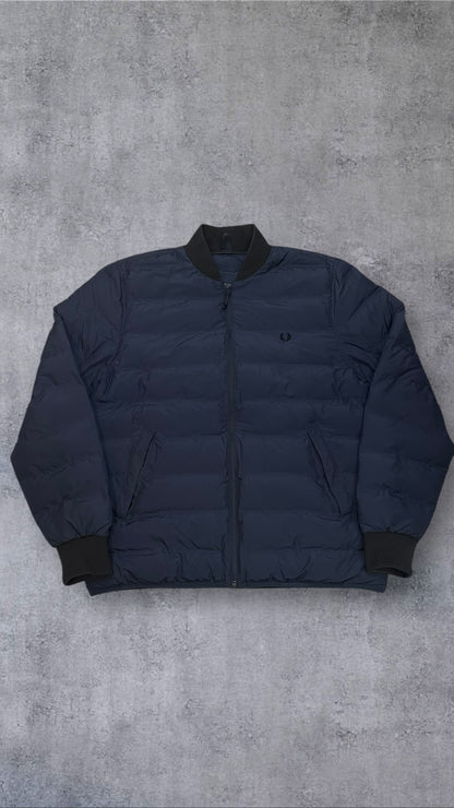 Fred Perry Daunenjacke Übergangsjacke Winterjacke Navy Blau L
