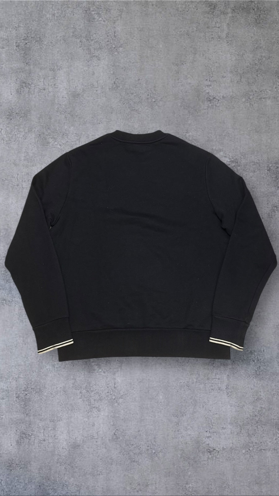Fred Perry Sweatshirt Schwarz L