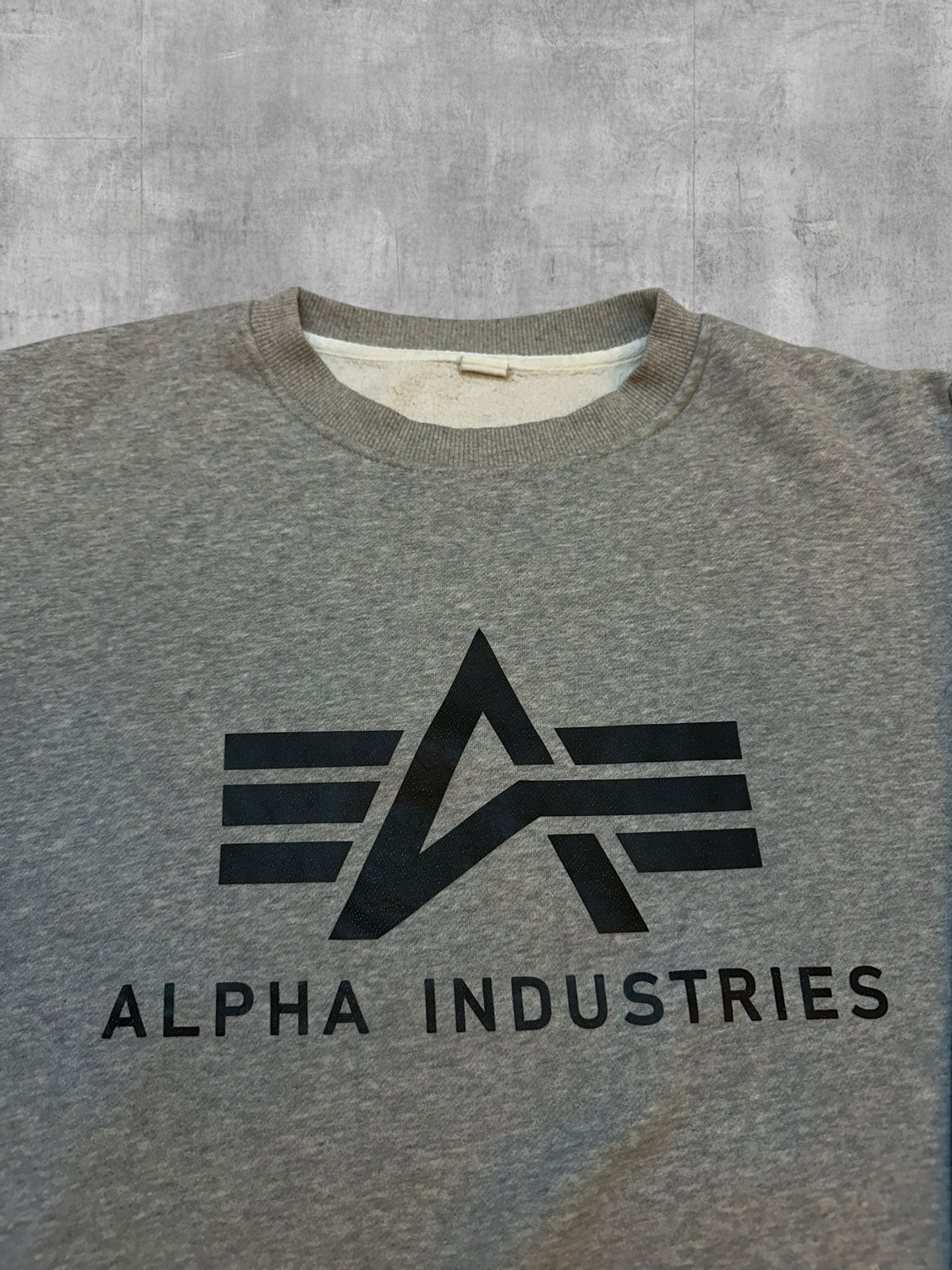 Alpha Industries Felpa Grigio M