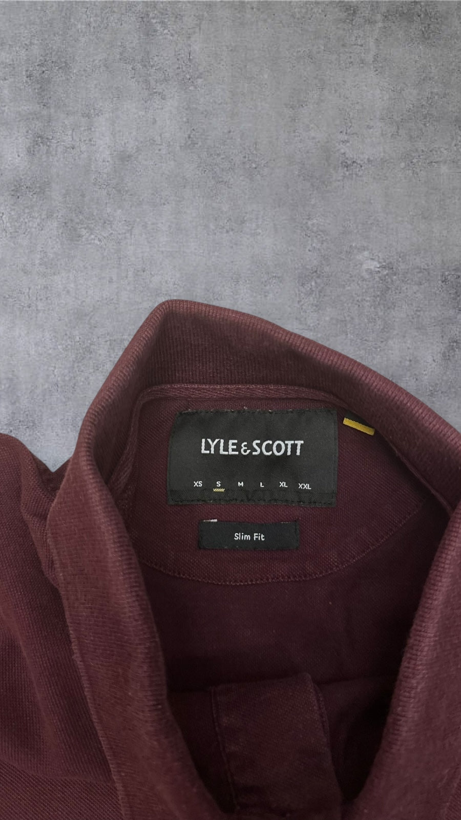 Lyle & Scott Polo Shirt Weinrot S