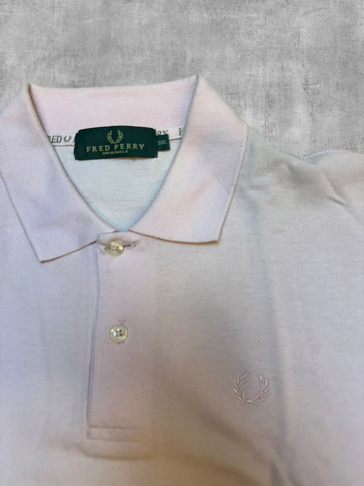 Fred Perry Vintage Polo Shirt Rose 3XL