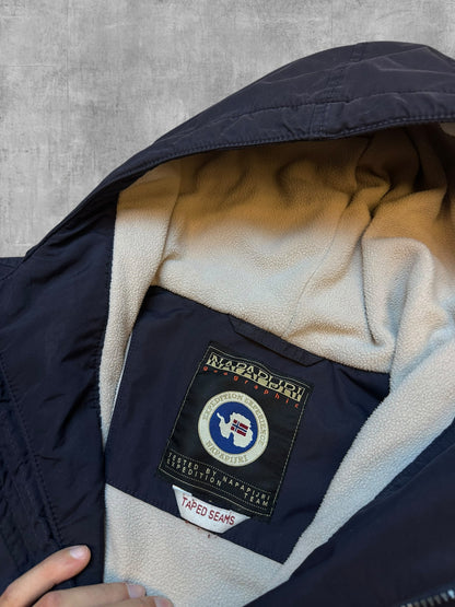 Napapijri Jacke Windbreaker gefüttert Schwarzblau L