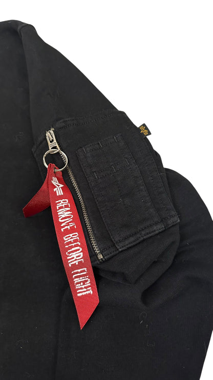 Alpha Industries Sweatshirt Schwarz L