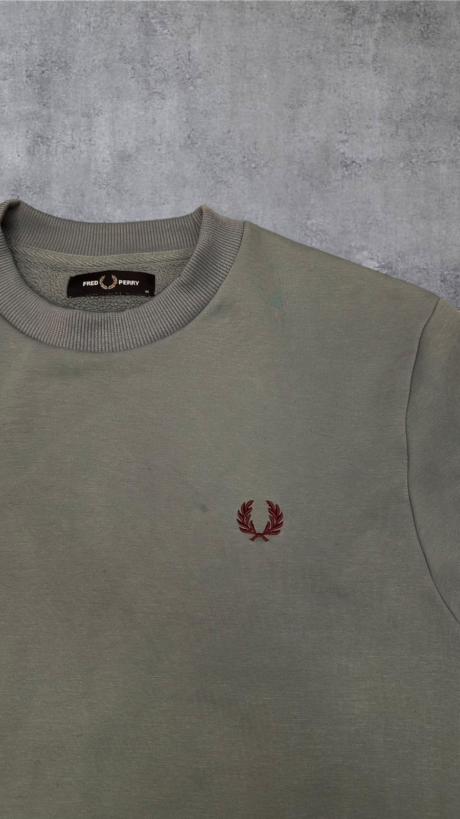 Fred Perry Sweatshirt Türkis M