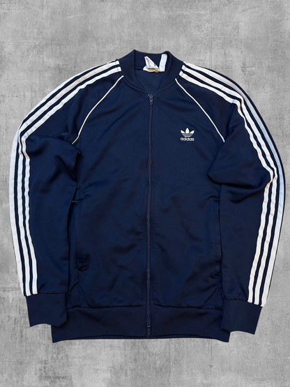 Adidas Firebird Trainingsjacke Navy Blau Weiß M - L