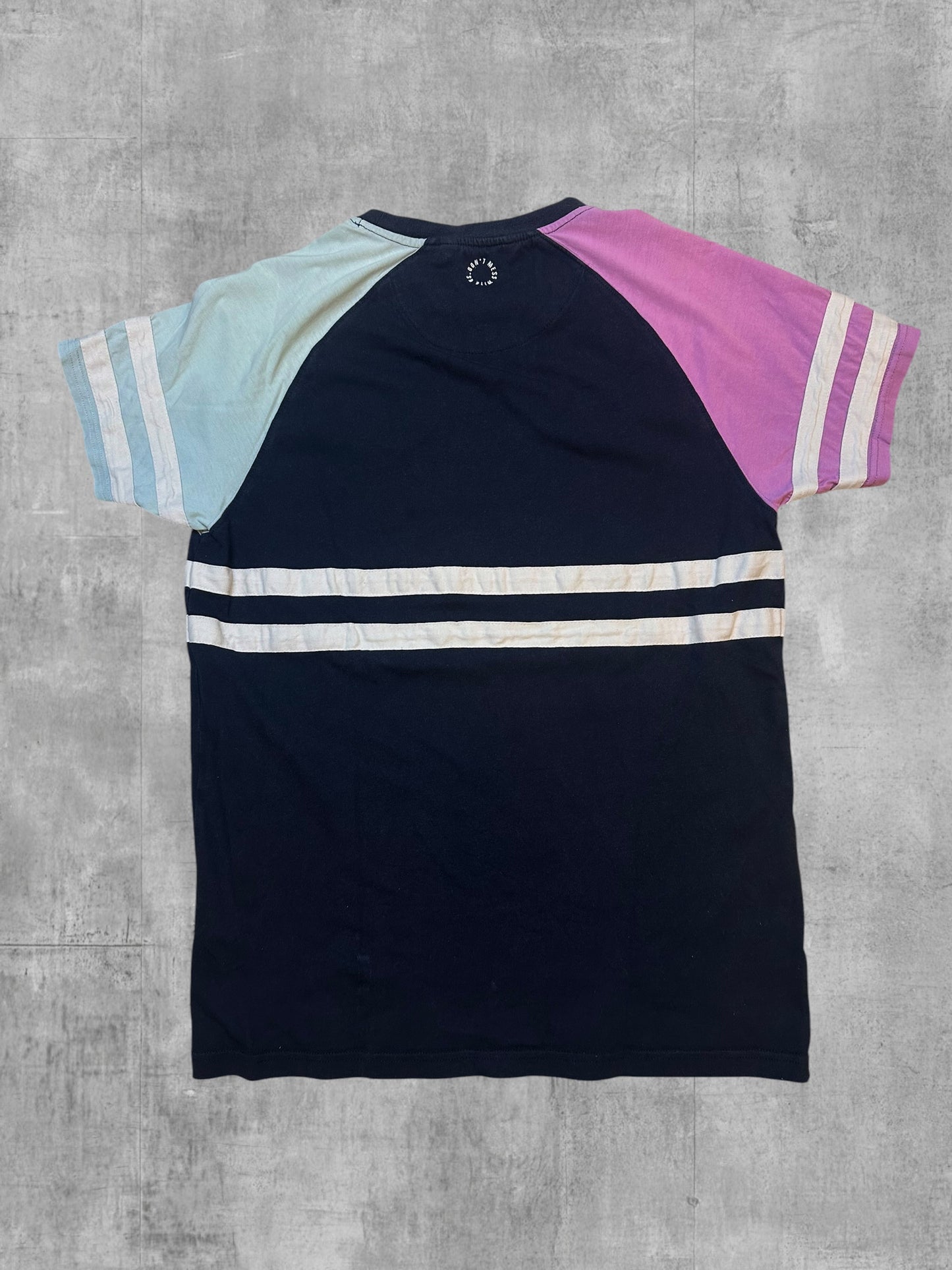 Unfair Athletics T-Shirt Navy Blau Weiß M
