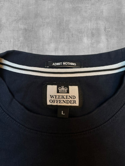 Weekend Offender T-shirt Schwarzblau L