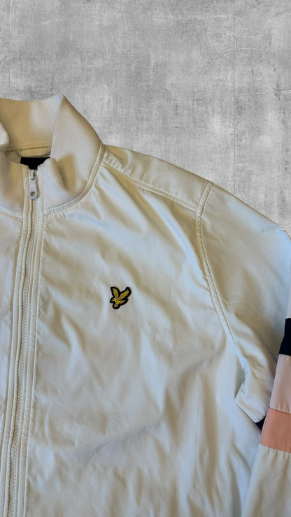 Lyle & Scott Bomberjacke Regenjacke Übergangsjacke Weiß XL