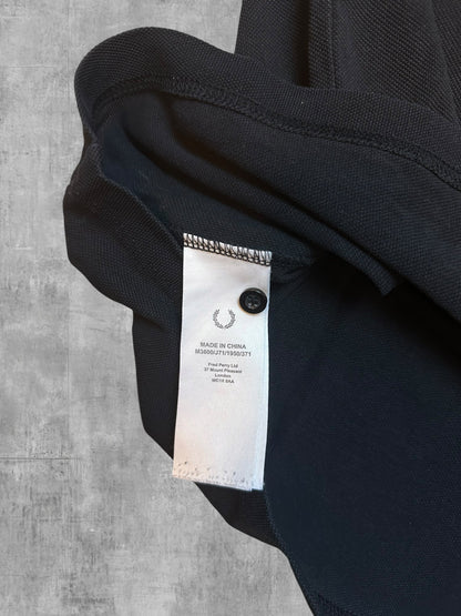 Fred Perry Polo Shirt Schwarz Blau XXL