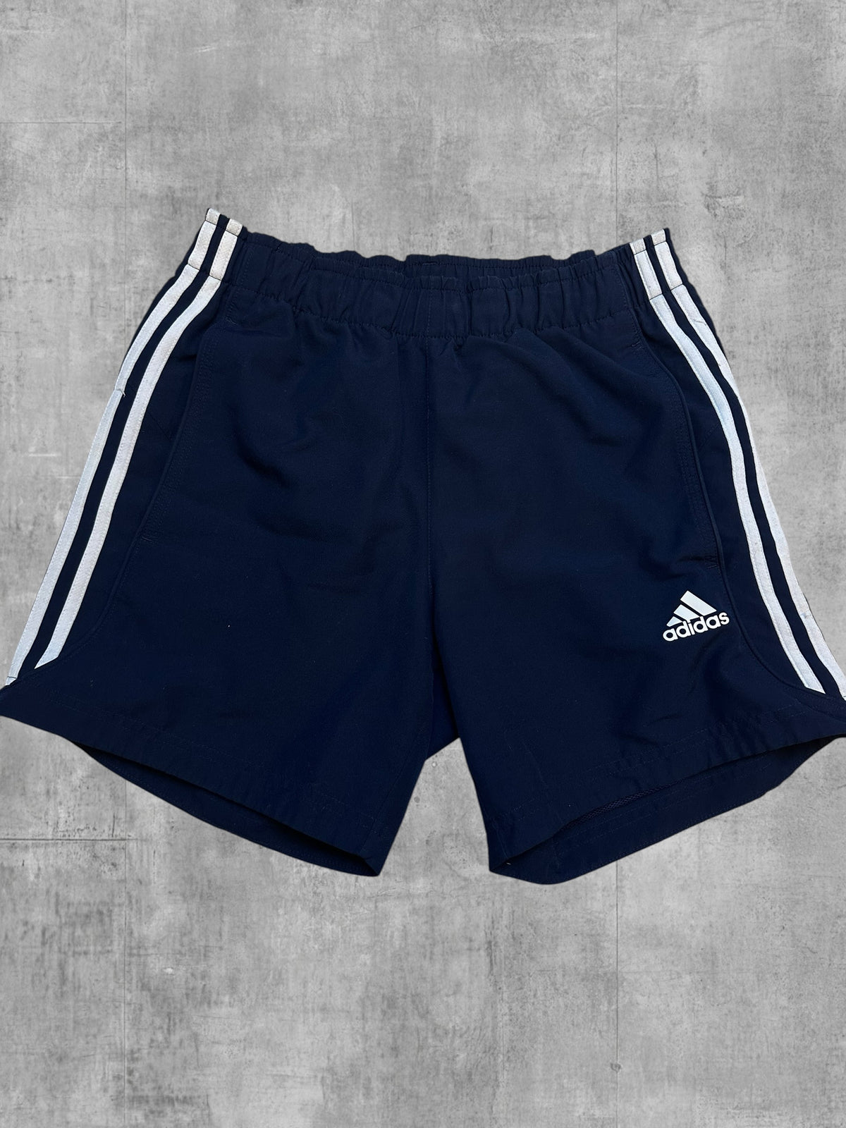 Adidas Shorts Navy Blue White XS