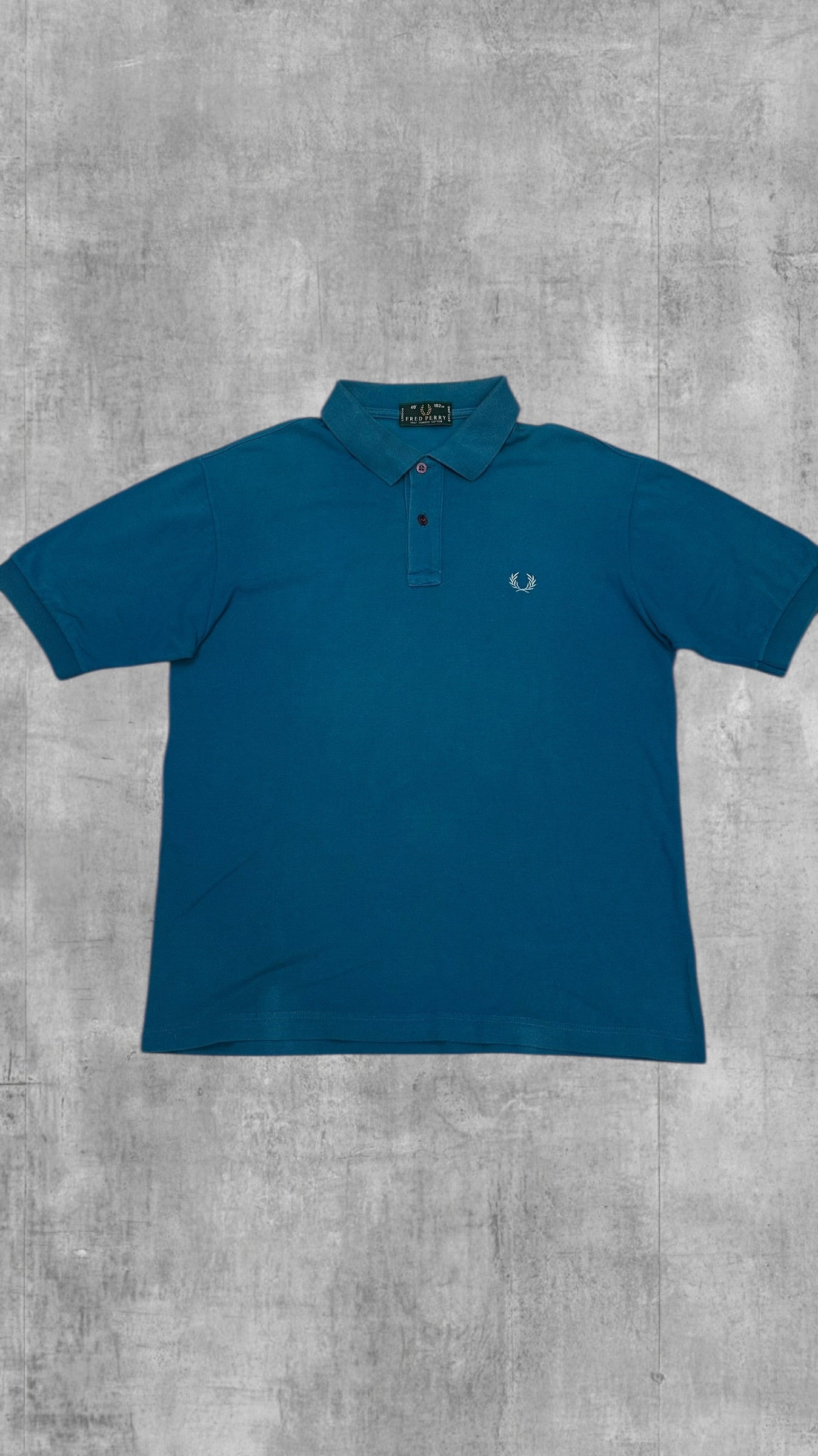 Fred Perry Polo Shirt Türkis M