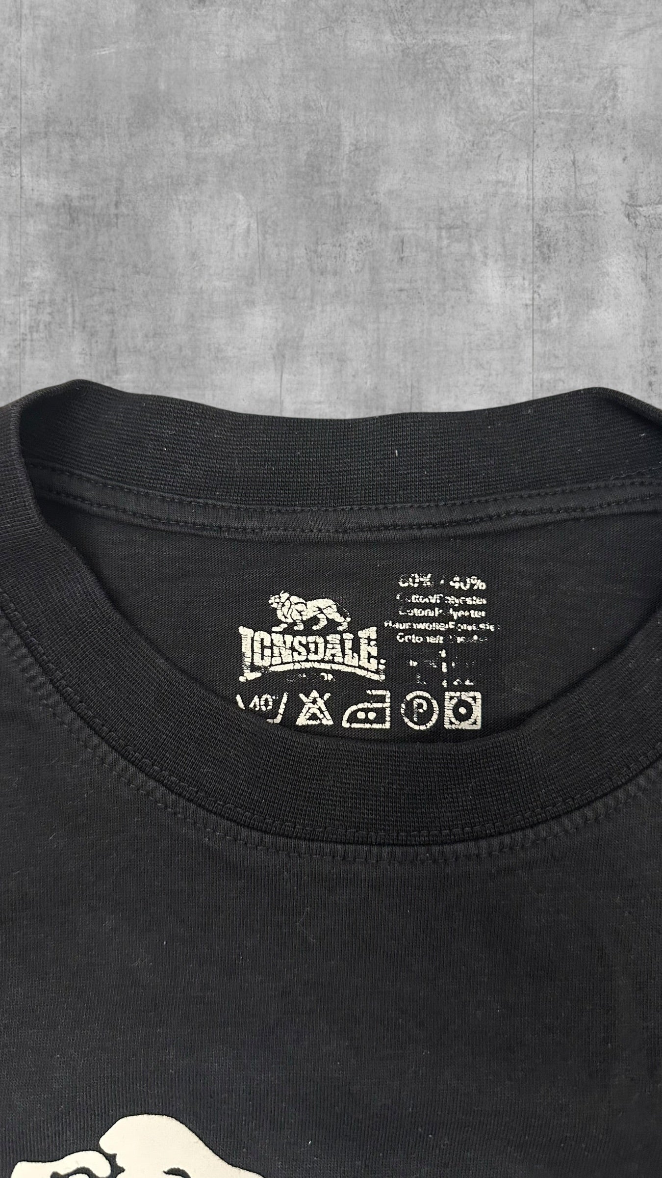 Lonsdale London T-Shirt Schwarz Weiß L