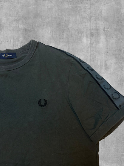 Fred Perry T-shirt Taped Khaki M