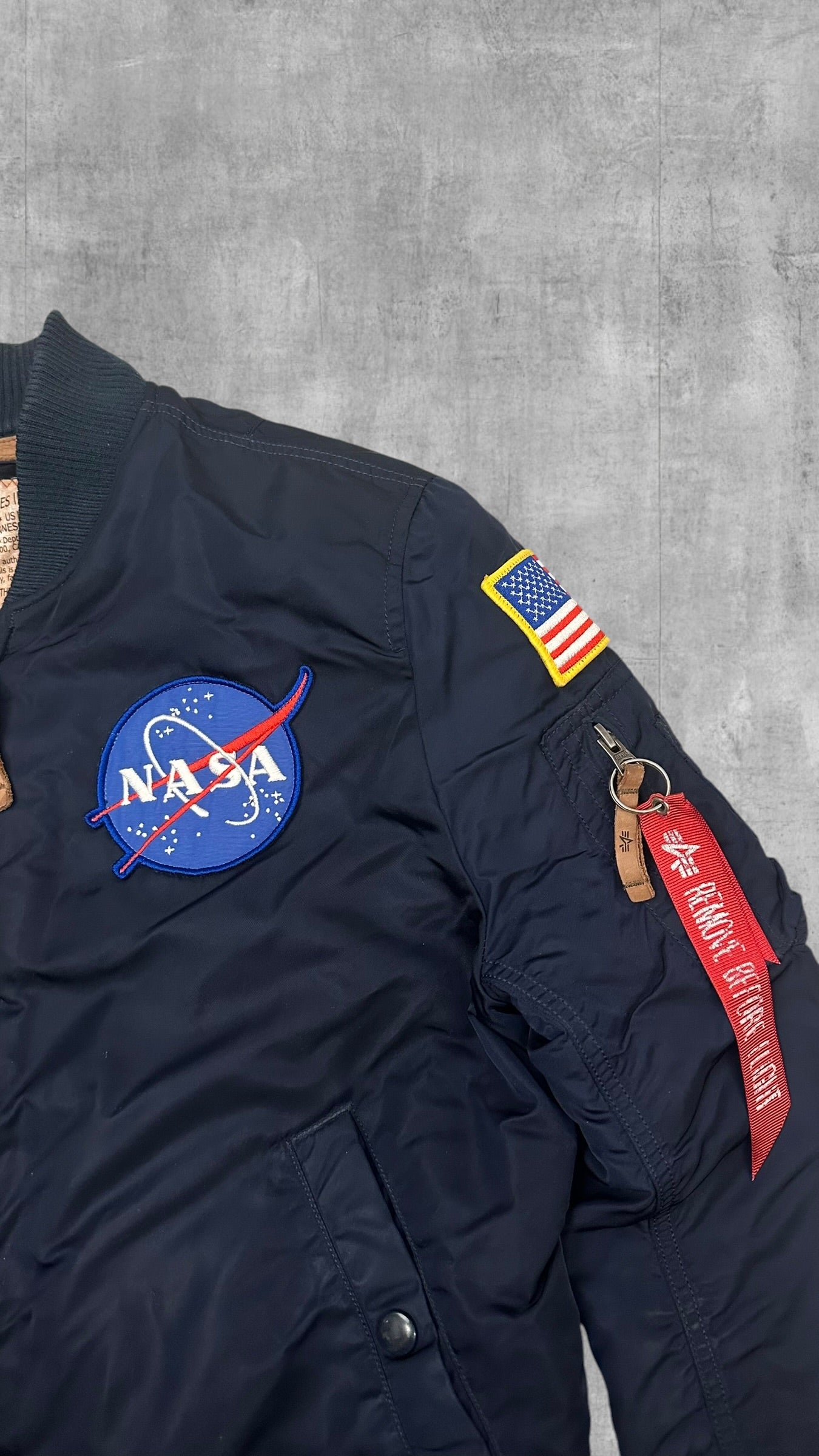 Alpha Industries Bomberjacke Navy Blau M