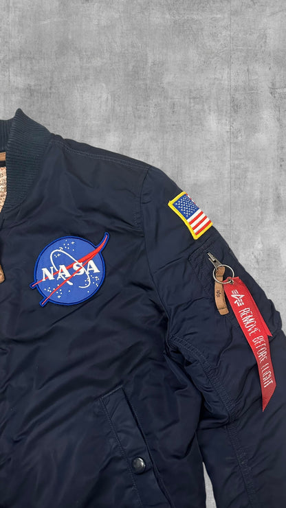 Alpha Industries Bomberjacke Navy Blau M