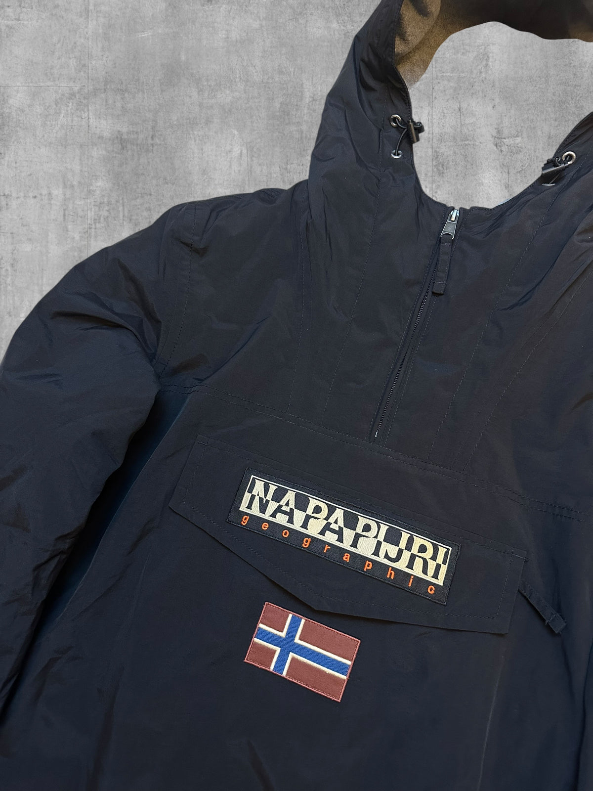 Napapijri Lined Rain Jacket Windbreaker Black M