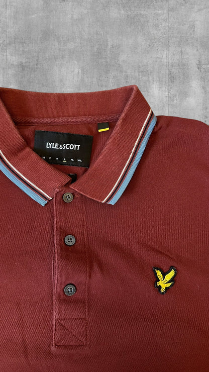 Lyle & Scott Polo Shirt Weinrot L