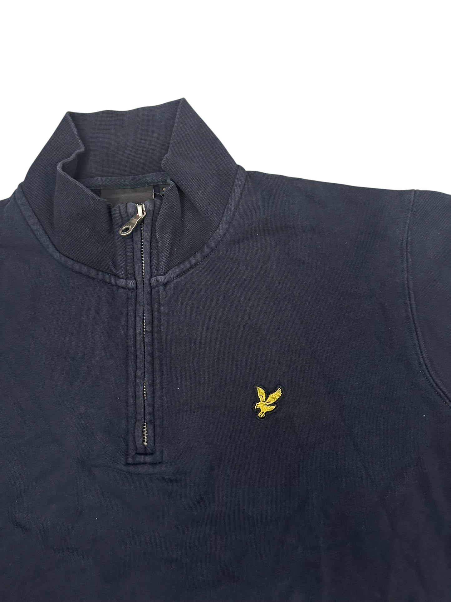 Lyle & Scott Half / Quarter Zip Pullover Schwarz M