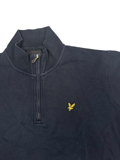Lyle & Scott Half / Quarter Zip Pullover Schwarz M